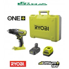 TRAPANO / AVVITATORE A PERCUSSIONE 18V. LITIO RYOBI ART. R18PD2-120B (1 x 2.0 Ah)